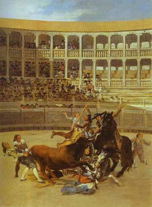 Francisco Jose de Goya Death of Picador China oil painting art